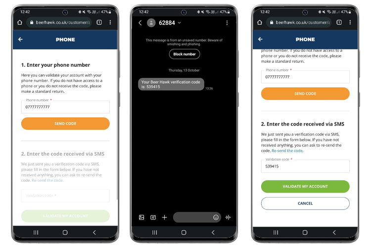 Phone Number Verification